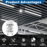 6 Pièces Starter Néon 4-65W, 220-240V Starter Tube Fluorescent 4-65W Démarreur de Remplacement pour Tubes Néon Lampes Fluorescen
