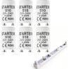 6 Pièces Starter Néon 4-65W, 220-240V Starter Tube Fluorescent 4-65W Démarreur de Remplacement pour Tubes Néon Lampes Fluorescen