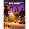 Lampe de lecture pour lit, 10 couleurs + 10 niveaux de luminosité, 500 lm, lampe à pince claire, veilleuse pour enfants, adaptat