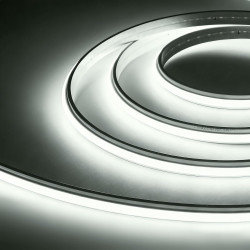 Dimmable Lumière au néon LED COB, Bande LED IP65 Etanche Bande Lumineuse 220V Super Lumineux 240 LEDS/M Autocollant Flex Bande l