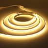Dimmable Lumière au néon LED COB, Bande LED IP65 Etanche Bande Lumineuse 220V Super Lumineux 240 LEDS/M Autocollant Flex Bande l