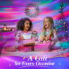 ibell Projecteur Ciel Etoile, 14 Couleurs Projecteur Galaxie Lampe Aurore Boréale Veilleuse Enfant LED Decoration Chambre, Proje