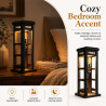 Lampe de table rétro pour cabine téléphonique, mini cabine téléphonique vintage, lumière d'accentuation LED chaude, style classi