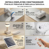 Ventilateur de plafond solaire portable avec télécommande, batterie 6000 mAh et panneau 6 W, idéal pour une utilisation intérieu