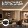 Profil en silicone pour bande LED 6M, Profil flexible 12x12mm, Diffuseur étanche pour bande LED, Cache en silicone pour panneaux