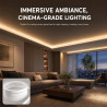 Profil en silicone pour bande LED 6M, Profil flexible 12x12mm, Diffuseur étanche pour bande LED, Cache en silicone pour panneaux