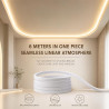 Profil en silicone pour bande LED 6M, Profil flexible 12x12mm, Diffuseur étanche pour bande LED, Cache en silicone pour panneaux