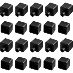Lot de 10 paires bouchons étanches adaptés profil silicone LED 12x12mm, embouts de fermeture pour gaine lumineuse