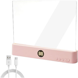 Lampe de Lecture LED pour Livre, 3 Couleurs de Lumière Réglables, Portable et Rechargeable USB-C, Éclairage Doux Anti-Réflexion,
