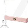 Lampe de Lecture LED pour Livre, 3 Couleurs de Lumière Réglables, Portable et Rechargeable USB-C, Éclairage Doux Anti-Réflexion,