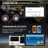 Gps voiture 9 pouces avec bleutooth 2025 – navigation europe, mises à jour gratuites, alerte de vitesse, guidage vocal, compatib