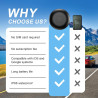Traceur gps voiture sans abonnement, smart tag traceur, compatible avec android et ios, localisateurs d’objets bleutooth pour po