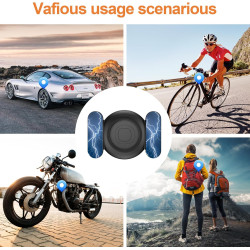 Traceur gps voiture sans abonnement, smart tag traceur, compatible avec android et ios, localisateurs d’objets bleutooth pour po