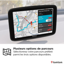 TomTom GPS Voiture GO Classic Lite (5 Pouces, Info Trafic, Essai des Alertes de Zones de Danger, Cartes EU, Mise à Jour Inclus V