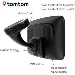 TomTom GPS GO Expert 7 Plus pour Poids Lourd (écran 7 Pouces, Planification de Parcours et Points d'intérêt pour Grands véhicule
