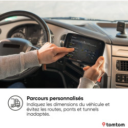 TomTom GPS GO Expert 6 Plus pour Poids Lourd (écran 6 Pouces, Planification de Parcours et Points d'intérêt pour Grands véhicule