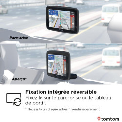 TomTom GPS Poids Lourds GO Professional 2ème génération (6 Pouces, Ecran Tactile capacitif, Carte Europe 49, et Infos trafic en 