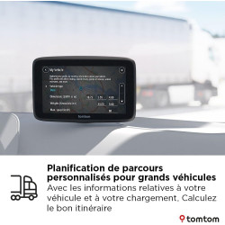 TomTom GPS Poids Lourds GO Professional 2ème génération (5 Pouces, Ecran Tactile capacitif, Carte Europe 49, et Infos trafic en 