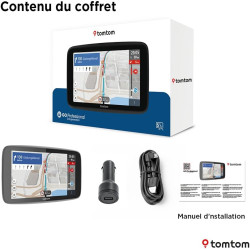 TomTom GPS Poids Lourds GO Professional 2ème génération (5 Pouces, Ecran Tactile capacitif, Carte Europe 49, et Infos trafic en 