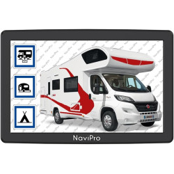 GPS Camping Car 9 Pouces NaviPro 9XLs, Europe + Maroc, Aires De Camping - Mise A Jour Gratuite A Vie