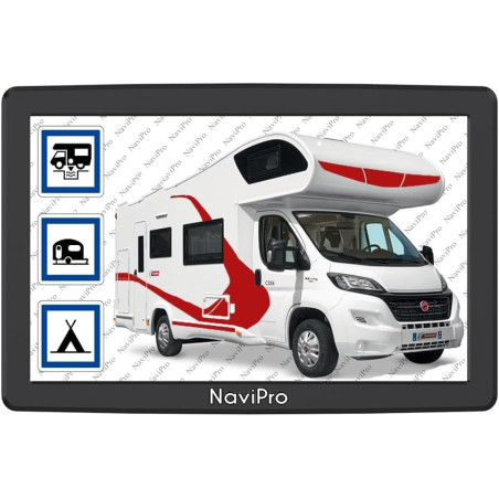 GPS Camping Car 9 Pouces NaviPro 9XLs, Europe + Maroc, Aires De Camping - Mise A Jour Gratuite A Vie