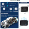 Salind 11 2G - Traceur GPS avec Aimant pour Voitures, véhicules et Machines - Suivi en Temps réel, Historique des trajets et ale