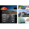9 Pouce GPS Voiture,GPS Poids Lourds,Auto Navigation avec HD Écran Tactile,Multi-Languages Guidage Vocale 2025 Cartographie EU I