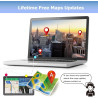 9 Pouce GPS Voiture,GPS Poids Lourds,Auto Navigation avec HD Écran Tactile,Multi-Languages Guidage Vocale 2025 Cartographie EU I