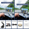 9 Pouce GPS Voiture,GPS Poids Lourds,Auto Navigation avec HD Écran Tactile,Multi-Languages Guidage Vocale 2025 Cartographie EU I