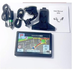 9 Pouce GPS Voiture,GPS Poids Lourds,Auto Navigation avec HD Écran Tactile,Multi-Languages Guidage Vocale 2025 Cartographie EU I