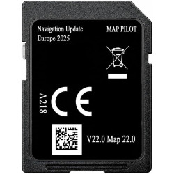 Carte SD Navigation GPS Europe 2025 v22 - A2189062904 Compatible avec Mercedes Garmin Map Pilot - STAR1