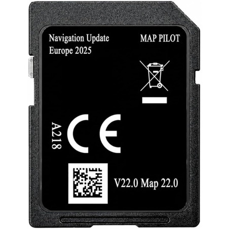 Carte SD Navigation GPS Europe 2025 v22 - A2189062904 Compatible avec Mercedes Garmin Map Pilot - STAR1