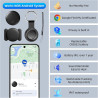 Traceur GPS Voiture, Caché Traceur Voi-ture Magnétique, Compatible avec Android (Google Find My), Traceur GPS sans Abonnement sa