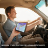 GPS de Navigation, Riloer 7 Pouces Navigation Portable avec Accessoires Secteur, Cartographie Europe Toute Vie Mise à Jour Gratu