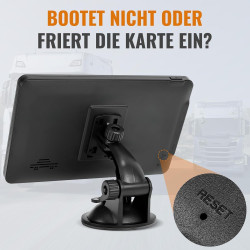 GPS de Navigation, Riloer 7 Pouces Navigation Portable avec Accessoires Secteur, Cartographie Europe Toute Vie Mise à Jour Gratu