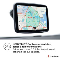 TomTom GPS GO Superior (Ecran 6 Pouces, Info Trafic, Alertes de Zones de Danger, Cartes Monde, Mise à Jour Rapide Via WiFi, Prix