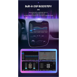 Android 14 car radio pour renault clio 2012-2019, 8 cœurs 4g 32g gps navi pour renault clio radio de voiture sans fil android ca
