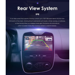 Android 14 car radio pour renault clio 2012-2019, 8 cœurs 4g 32g gps navi pour renault clio radio de voiture sans fil android ca