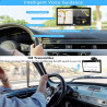 7 Pouce GPS Voiture,GPS Poids Lourds,Auto Navigation avec HD Écran Tactile,Multi-Languages Guidage Vocale 2026 Cartographie UK E