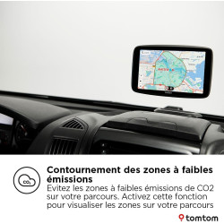 TomTom GPS GO Camper Max 2ème gnt. Premium Pack pour Camping-Car et caravanes, écran 7" avec PI dédiés, MàJ via Wi-Fi,TomTom Tra