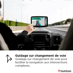 Tomtom GPS GO Camper Tour 2ème génération pour Camping-Car et Caravane, écran 6" avec PI pour Camping-Car et Caravane, MàJ Via W