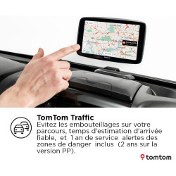 TomTom GPS GO Camper Max 2ème gnt. pour Camping-Car et caravanes, écran 7" avec Poi dédiés, MàJ Via Wi-FI,TomTom Traffic, Alerte