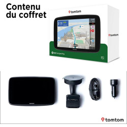 TomTom GPS GO Camper Max 2ème gnt. pour Camping-Car et caravanes, écran 7" avec Poi dédiés, MàJ Via Wi-FI,TomTom Traffic, Alerte