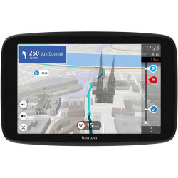 TomTom GPS GO Navigator (écran 7" extra-large, infos trafic en temps réel, alerte des zones de danger 1 an d'essai inclus, carte