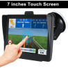 GPS Navigation Voiture 7 Pouces 2025 – Cartes Europe, Mises à Jour Gratuites, Alerte Vitesse & Poi, Guidage Vocal pour Camping-C