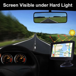 GPS Navigation Voiture 7 Pouces 2025 – Cartes Europe, Mises à Jour Gratuites, Alerte Vitesse & Poi, Guidage Vocal pour Camping-C