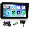 Gps carplay écran pour moto avec tpms système, carplay sans fil android auto, appareil de navigation pour moto étanche ip68 6 po