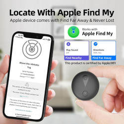 Traceur GPS Voiture, Mini Tracker GPS Voiture Magnétique, Compatible avec iOS et Android, Suivi en Temps Réel Traceur sans Abonn