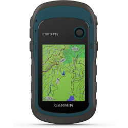 Garmin 010-02256-00 eTrex 22x, Navigateur GPS Portable Robuste, Noir/Bleu Marine