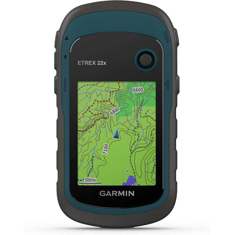 Garmin 010-02256-00 eTrex 22x, Navigateur GPS Portable Robuste, Noir/Bleu Marine